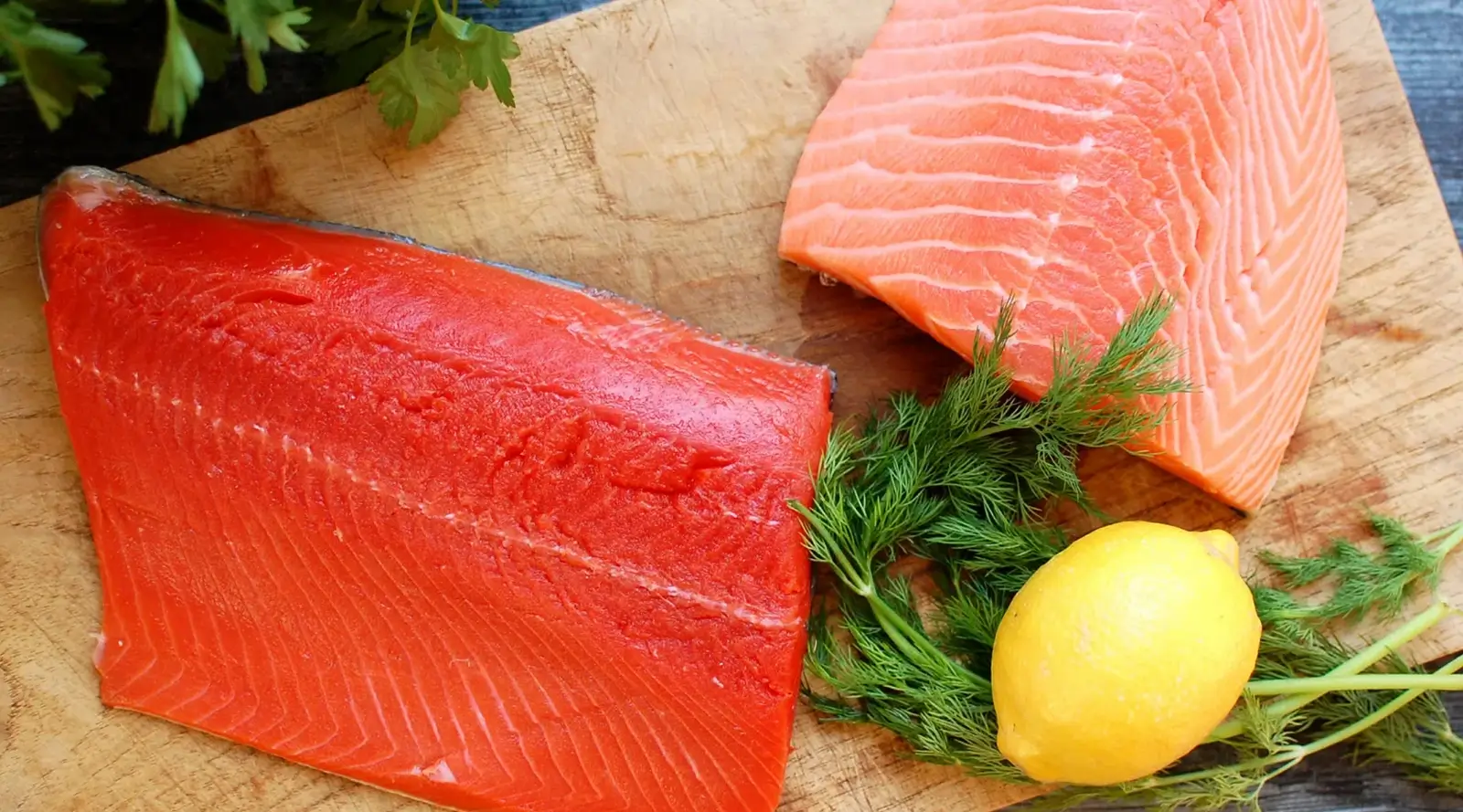 Wild and Farmed Salmon
